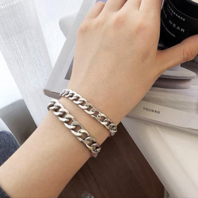 Vòng tay nam - Lắc tay nam nữ kiểu lặc đơn đẹp sang trọng titan thép không gỉ trangsucpt PTLTNA76