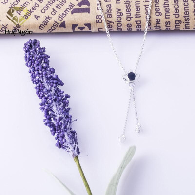 Dây chuyền bạc Ý 925 Huệ Ngân Mặt nhỏ xinh Phong cách Hàn Quốc ZCP150010