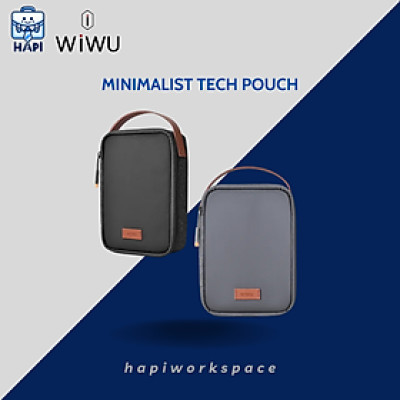 Túi đựng phụ kiện WiWU Minimalist Tech Pouch Wi-MTP: Lưu trữ tuyệt vời cho dân công nghệ, gọn gàng