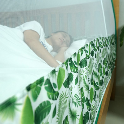 Mùng Chụp Màn Chụp Tự Bung Đỉnh Rộng Cao Cấp 1m6x2m có viền chân - Mộc Miên ( có 2 Cửa)