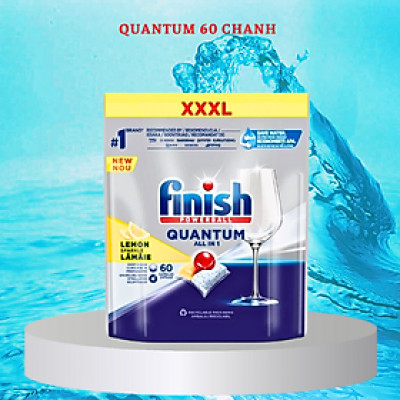 Viên rửa chén bát Finish Cao cấp Quantum Max 60 viên Finish EU