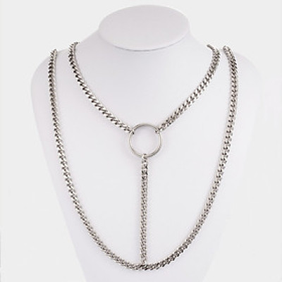 Vòng cổ dây chuyền titan punk phụ kiện thời trang mới