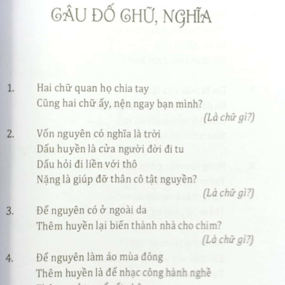 Đố Vui Trí Tuệ