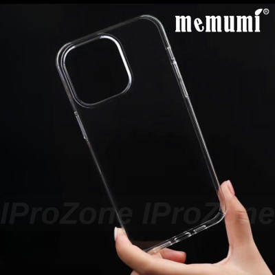 Ốp Lưng Cứng Trong Siêu Mỏng Memumi Chống Ố Vàng cho iPhone 17 Pro Max 16 Pro Max , 15 Plus  ,11 , 12 ,13 ,14