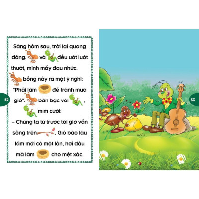 Sách - Phát Triển Tư Duy Và Ngôn Ngữ Cho Bé - Truyện Đọc Bằng Hình Ảnh - Truyện Ngụ Ngôn Thế Giới Đặc Sắc - Combo 2 Cuốn - Việt Thư