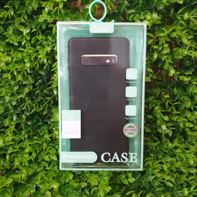 Ốp Silicon Dẻo Đen Mịn Vucase Cho Samsung S10 Plus [PKTP] - Hàng nhập khẩu