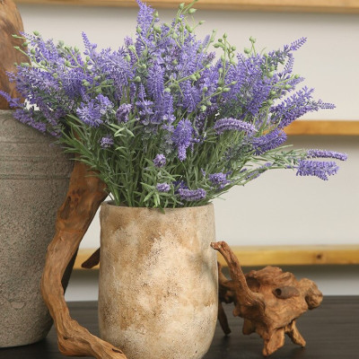 Cành hoa Lavender giả - dài 40cm - nhiều nhánh - Cây giả, hoa lụa Decor trang trí nhà cửa
