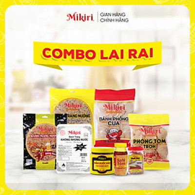 Combo Lai Rai Bánh Tráng Nướng Mắm Ruốc Xào Mikiri - Ăn Vặt Không Khó