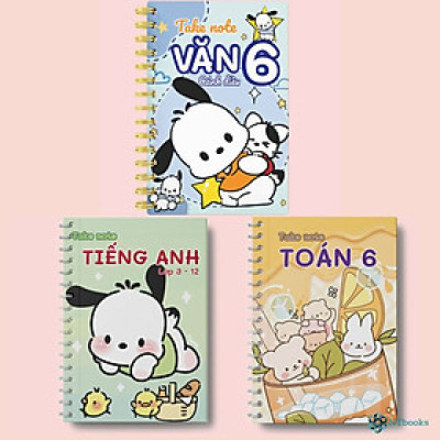Sách Takenote lớp 6: Toán + Văn Cánh Diều + Tiếng Anh 3-12 khổ A5 (Phiên Bản Mới Nhất)