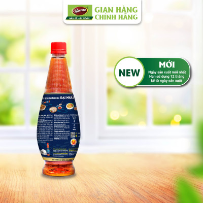 Combo 5 chai Nước Mắm Barona Đại Nhất 12 Độ Đạm - 750ml tặng 1 gói đường Biên Hòa 500gr, Bột ngọt 100gr, 50gr bột ớt