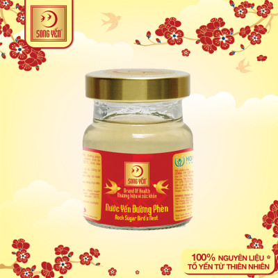 Nước Yến Đường Phèn 15% Song Yến (Lốc 6 Lọ x 70ml)