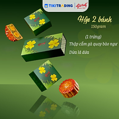 Hộp 2 Bánh Trung Thu Givral Song An 5 (150gr)