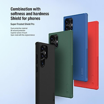 Ốp Lưng cho Samsung Galaxy S24 Fe hiệu Nillkin Super Frosted Shield Pro ốp chống sốc chống vân tay - Hàng Chính Hãng