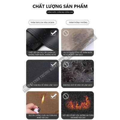 Thảm taplo xe Honda Civic 2016-2021 chống nóng, chất liệu nhung, da có chống trượt