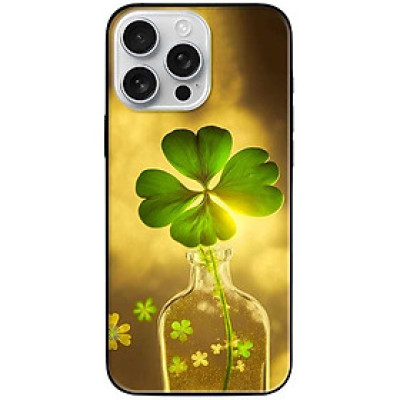 Ốp lưng cho IPhone 15 - 15 Plus - 15 Pro - 15 Pro Max - 16 - 16 Plus - 16 Pro - 16 Pro Max - Lọ Thủy Tinh May Mắn - Hàng Chính Hãng