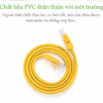 Ugreen UG30642NW103TK 10M màu Vàng Cáp mạng LAN CAT5E UPT - HÀNG CHÍNH HÃNG