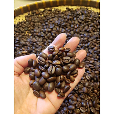 Cà phê Moka Cầu Đất pha phin rang mộc