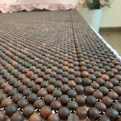 Chiếu Hạt Gỗ Trắc Mộc kích thước 1,6mx2m - Chiếu  gỗ Mian ( video , hình thật )