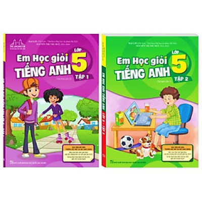Sách - Combo Em Học Giỏi Tiếng Anh Lớp 5 (2 Tập)