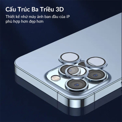 Bộ Lens cường lực Bảo Vệ Camera Trong Suốt dành cho iPhone 16 | 16 Pro | 16 Plus | 16 Pro Max hiệu Kuzoom Gucase Có Khung Hỗ Trợ Dán - Hàng chính hãng 