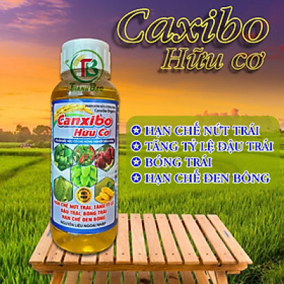 Bio Delta Canxibo Organic CANXIBO HỮU CƠ 500ml - Đậu trái, bóng trái, chống rụng bông, hạn chế nứt trái