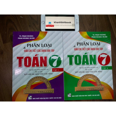 ` Sách - Combo Phân Loại & Giải Chi Tiết Các Dạng Bài Tập Toán 7 - Tập 1 + 2 (Bám Sát SGK Kết Nối Tri Thức Với Cuộc Sống