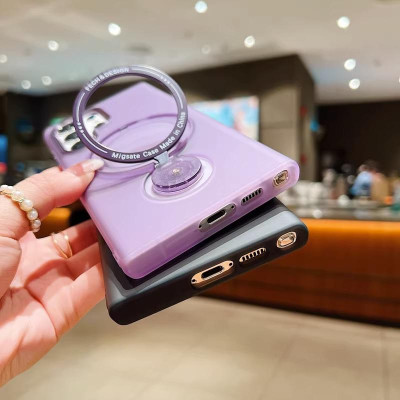 Ốp Chống Sốc Cho Samsung S25 Ultra S24 Ultra / S23 Ultra / S23 Plus / S22 Ultra / S22 Plus / S21 Ultra Từ Tính Xoay 360