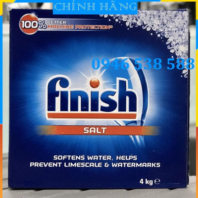 Muối rửa bát Finish hộp 4kg - Nhập Khẩu EU