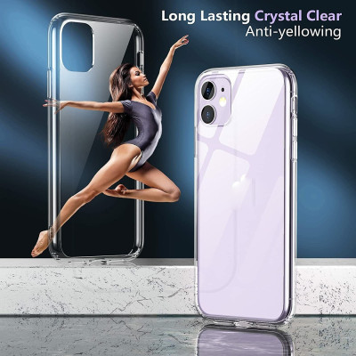 Ốp lưng chống sốc trong suốt cho iPhone 11 Pro Max (6.5 inch) hiệu Memumi Glitter siêu mỏng 1.5mm độ trong tuyệt đối, chống trầy xước, chống ố vàng, tản nhiệt tốt - hàng nhập khẩu