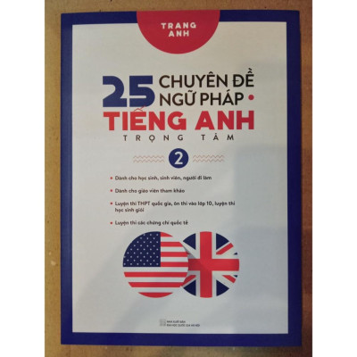 Sách - Combo 25 Chuyên Đề Ngữ Pháp Tiếng Anh Trọng Tâm (2 Tập)