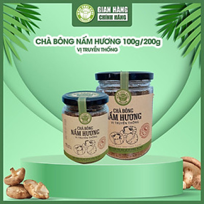 Chà Bông Nấm Chay Vị Truyền Thống 100g Nấm Tươi Cười