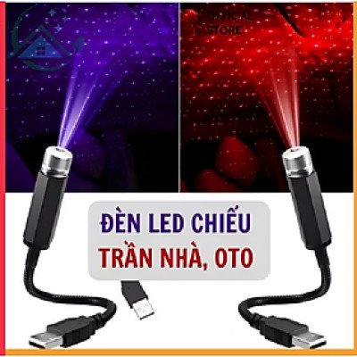 Đèn LED trang trí trần ôtô đèn ngàn sao thích hợp không gian nhỏ 