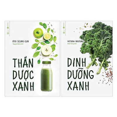 Sách - Dinh Dưỡng Xanh + Thần Dược Xanh - Combo 2 Tập - Thái Hà Books