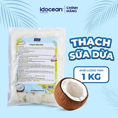 Thạch sữa dừa 1kg - Hùng Chương (Topping tuyệt hảo cho thức uống)