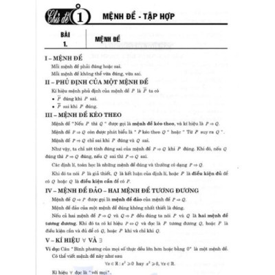 Sách - Câu hỏi và bài tập trắc nghiệm Toán 10 (dùng chung cho các bộ sgk hiện hành)