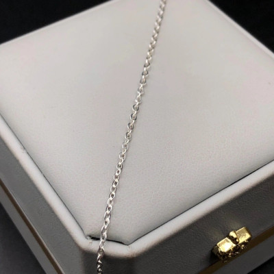 Dây Chuyền Vòng Cổ Nữ Hoa Đính Đá Lấp Lánh BẠC HIỂU MINH DMD472S