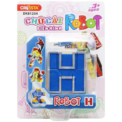 Đồ Chơi Lắp Ráp Biến Hình Robot Chữ Cái H - Cresta DK81234