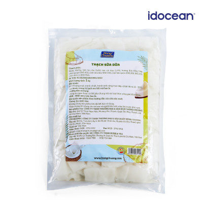Thạch sữa dừa 1kg - Hùng Chương (Topping tuyệt hảo cho thức uống)