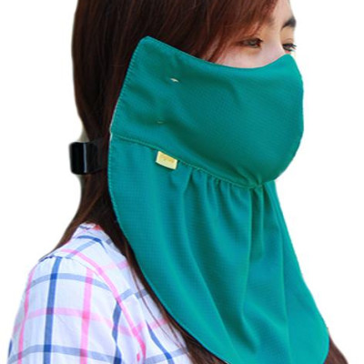 Khẩu trang lớn chống nắng UPF50+ dark green Zigzag MAS00407