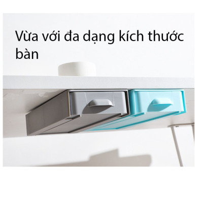 Hộc Ngăn Kéo Bàn Mini Có Keo Dán KitAcoom hàng Nhập Khẩu Cao Cấp, Dùng Để Văn Phòng Phẩm, Lưu Trữ Đồ Tiện Ích- Loại Kích Thước Lớn.