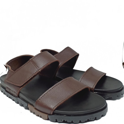 Dép quai hậu nam Huy Hoàng màu nâu HT7792