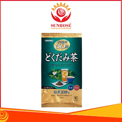 Trà diếp cá túi lọc Orihiro 180g (3g x 20 gói) x 3 túi
