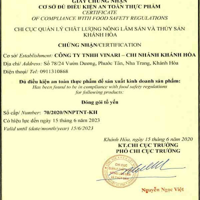 Yến Sào Tinh Chế VINARI Loại Đặc Biệt - Hộp Gỗ Thông, Làm quà biếu, món quà ý nghĩa cho sức khỏe