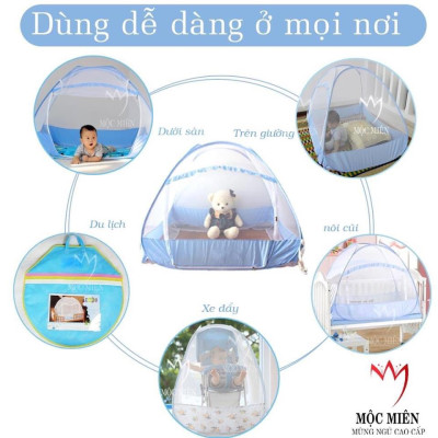 Màn Chụp Em Bé , Mùng Chụp Cao Cấp Mộc Miên ( Hà Nội )
