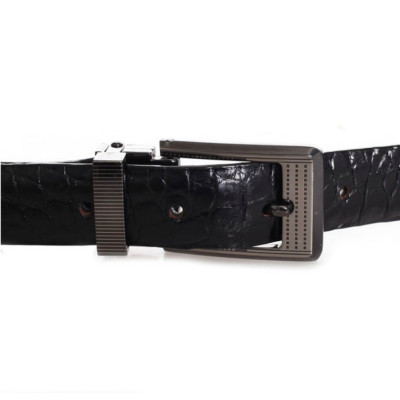 Thắt Lưng Nữ Da Cá Sấu Huy Hoàng HT5201 - Đen