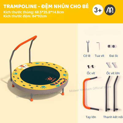 Trampoline cho bé gấp gọn nhà nhún Mideer Kids Trampoline