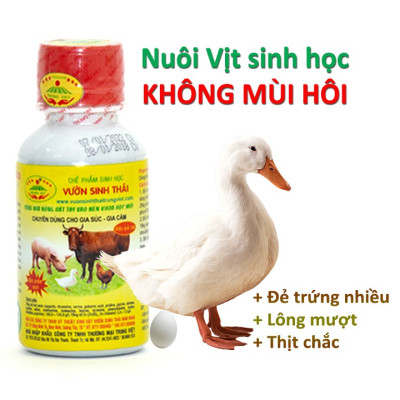 Chế phẩm sinh học VƯỜN SINH THÁI chăn nuôi Vỗ Béo không Mùi Hôi - Vật nuôi chắc thịt lớn nhanh ít bệnh dịch - Thức ăn bổ sung cho lợn gà chó mèo chim