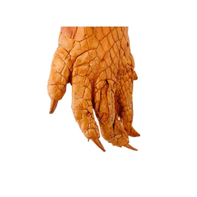 Móc khóa Huy Hoàng da cá sấu gai đuôi màu vàng HT8217