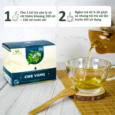 Chè Vằng (Trà Vằng) túi lọc Goce - Lợi sữa, Thanh Nhiệt