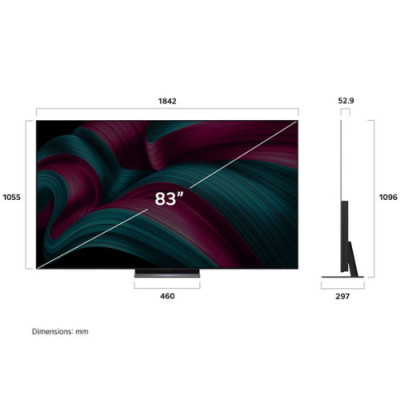 Smart Tivi OLED LG Evo AI 4K 55 Inch OLED55C5PSA/ 65 Inch OLED65C5PSA/ 77 Inch OLED77C5PSA/ 83 Inch OLED83C5PSA - Hàng Chính Hãng 